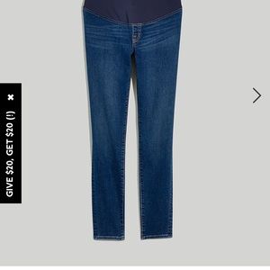 Madewell maternity jeans size 29